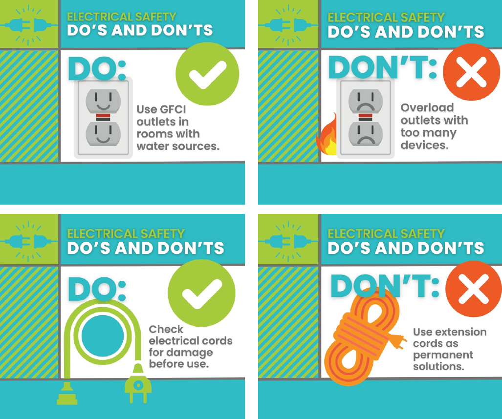 Graphic image listing four boxes of Does and Don'ts listeded in the article